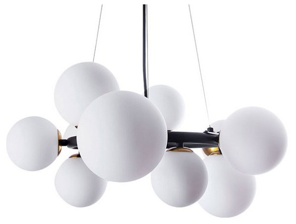 Подвесная люстра Arte Lamp Gemini A2243SP-10BK