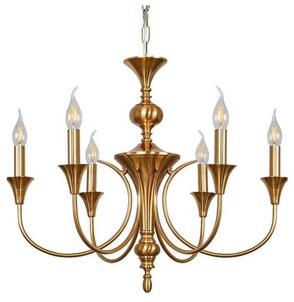 Подвесная люстра Arte Lamp Collinetta A4094LM-6PB
