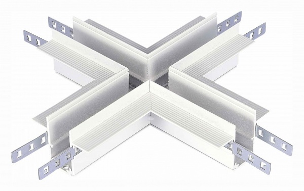 Соединитель X-образный для встраиваемых треков ST-Luce SKYLINE 48 ST007.500.12